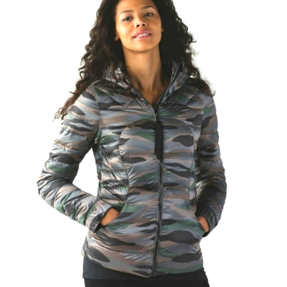 LULULEMON Fluffin Awesome Down Camo Jacket